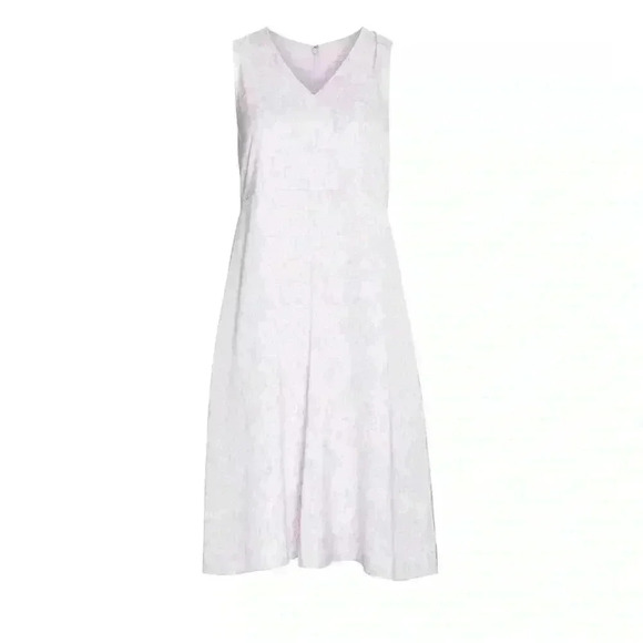 NWT Nordstrom Signature Floral Silk A-Line Midi Dress Size 18 Spring Romantic - Picture 1 of 8